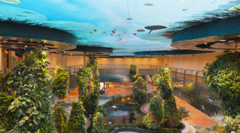 Terminal in luchthaven Changi (Singapore) kreeg metamorfose en oogt nu als natuurpark